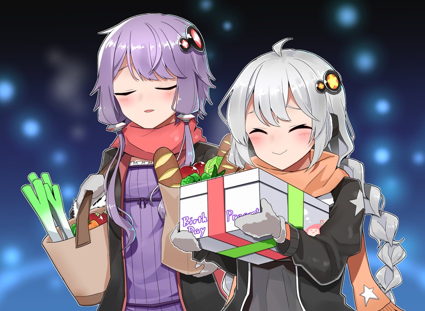 yuzuki yukari and kizuna akari (vocaloid and 1 more) drawn by shidoh279