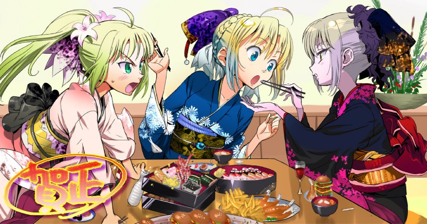 artoria pendragon, saber, saber alter, and saber lily (fate and 1 more) drawn by andou_shuki