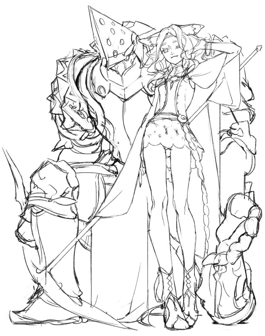 fortuner and banisher (7th dragon and 1 more) drawn by nishihara_isao