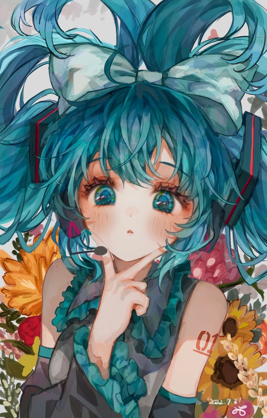 hatsune miku and cinnamiku (vocaloid and 1 more) drawn by ofgwr