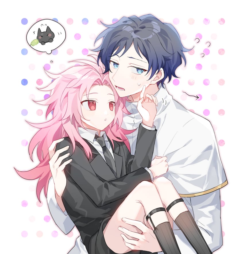 hatsutori hajime and utsugi noriyuki (saibou shinkyoku) drawn by sakuraihum