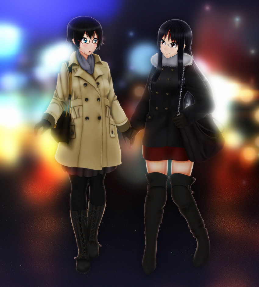 manabe nodoka and takahashi fuuko (k-on!) drawn by sasaken