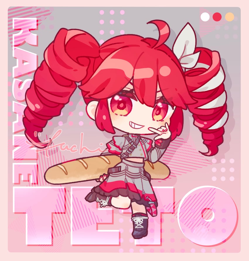 kasane teto (utau and 1 more) drawn by fuchi_fuchicco
