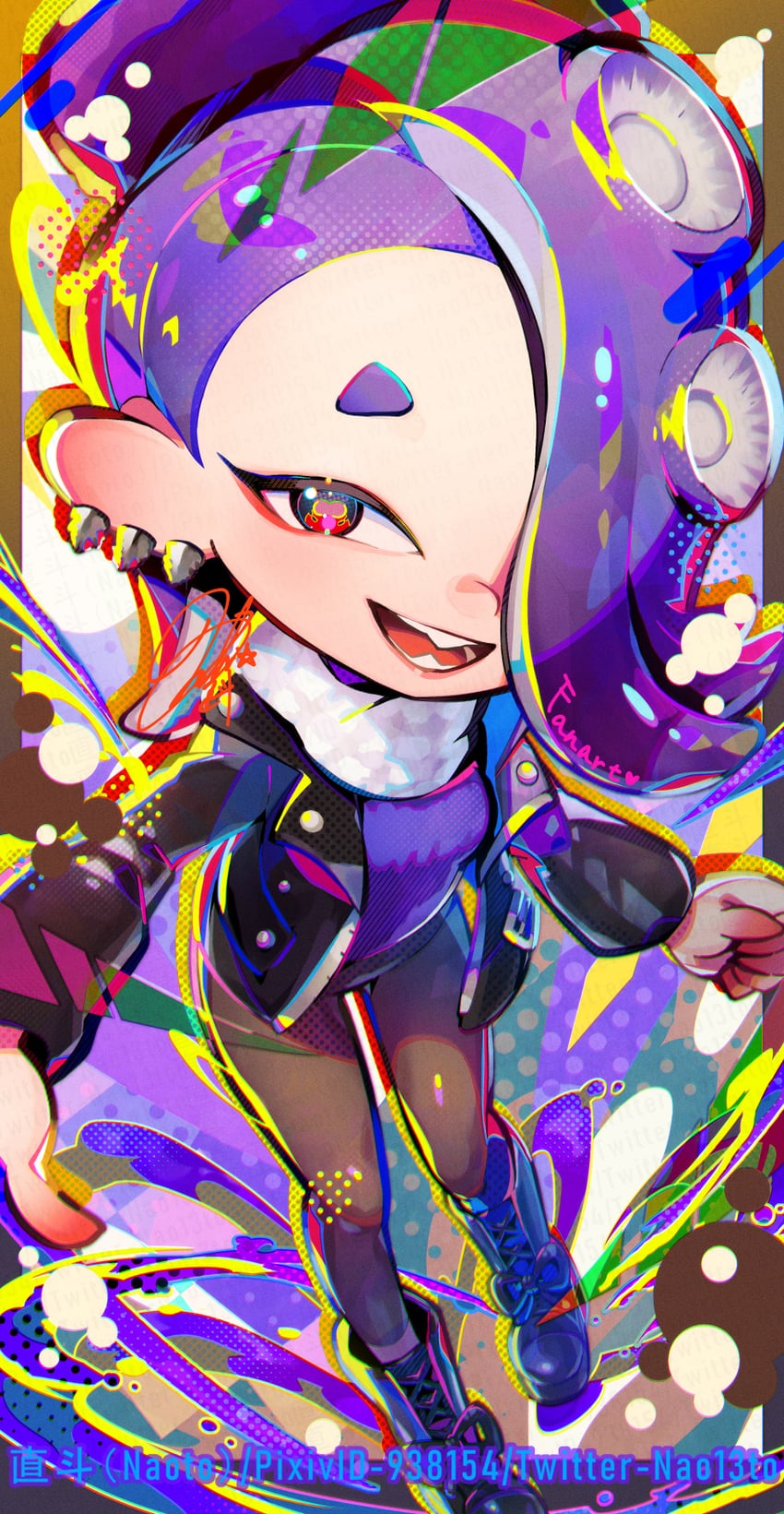 shiver (splatoon and 1 more) drawn by naoto_(yandereheaven)