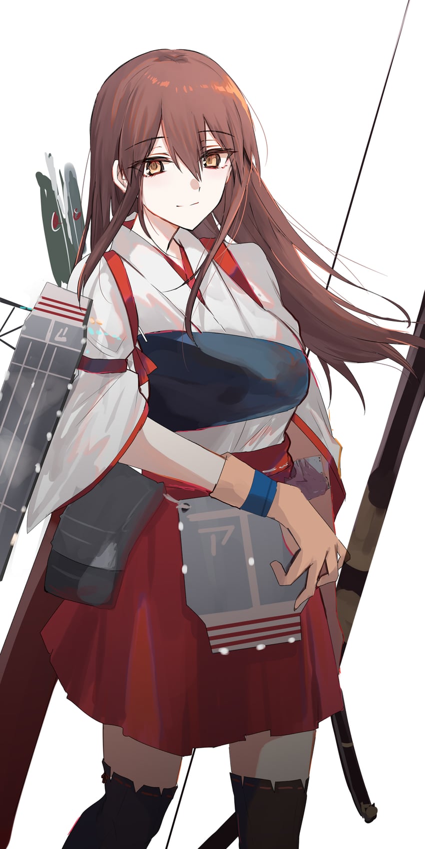 akagi and akagi kai ni (kantai collection) drawn by kinona