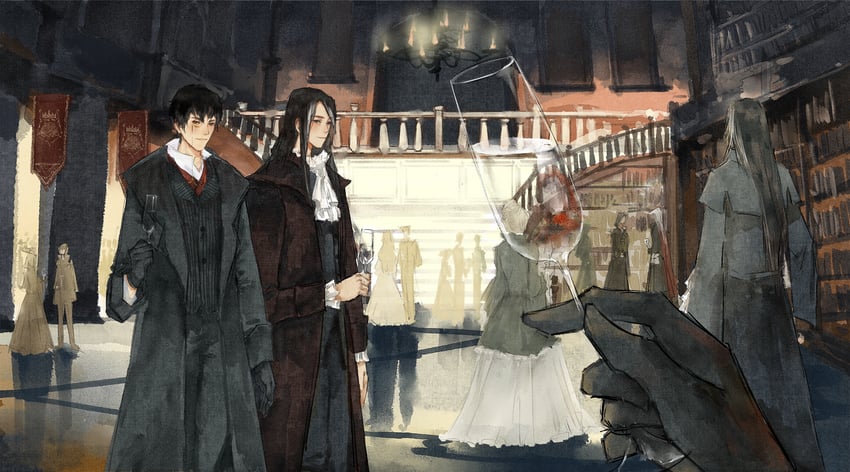 amon, mr. door, antigonus, and blood emperor (lord of the mysteries) drawn by chutianzhiyun