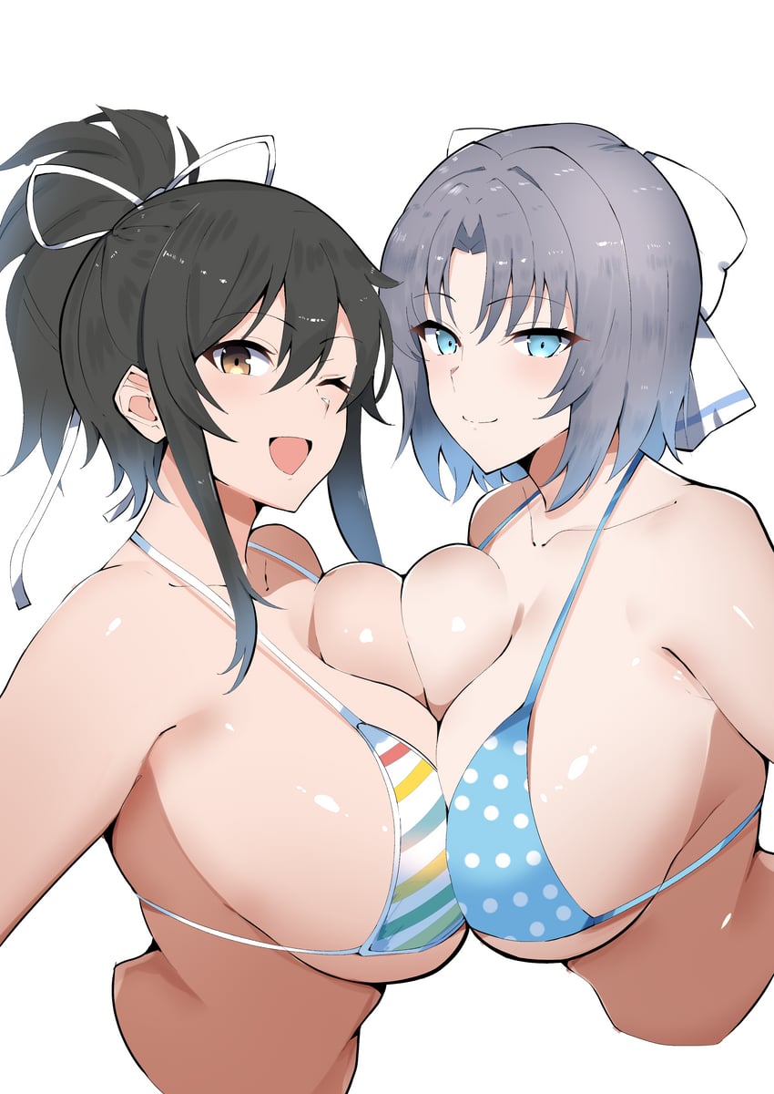 yumi and asuka (senran kagura and 1 more) drawn by aantapl0izzv1rh