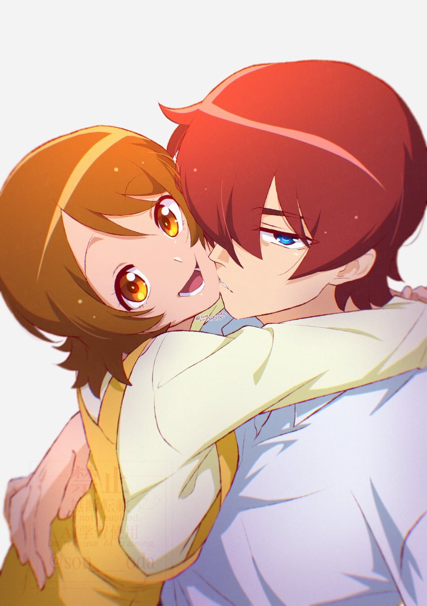 oomori yuuko and phantom (precure and 1 more) drawn by wasa7subi