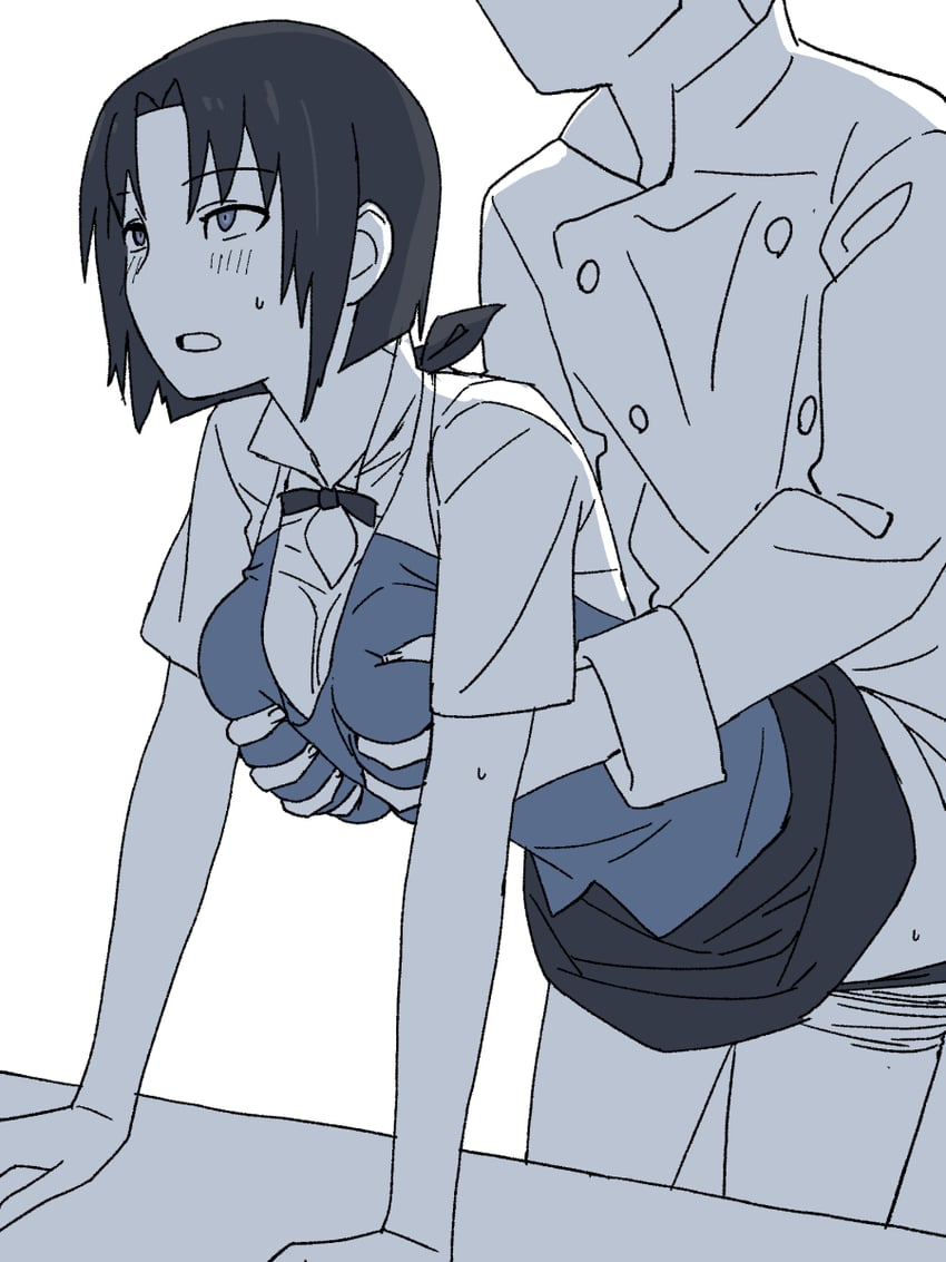 shirafuji kyouko (working!!) drawn by onsen_tamago_(hs_egg)