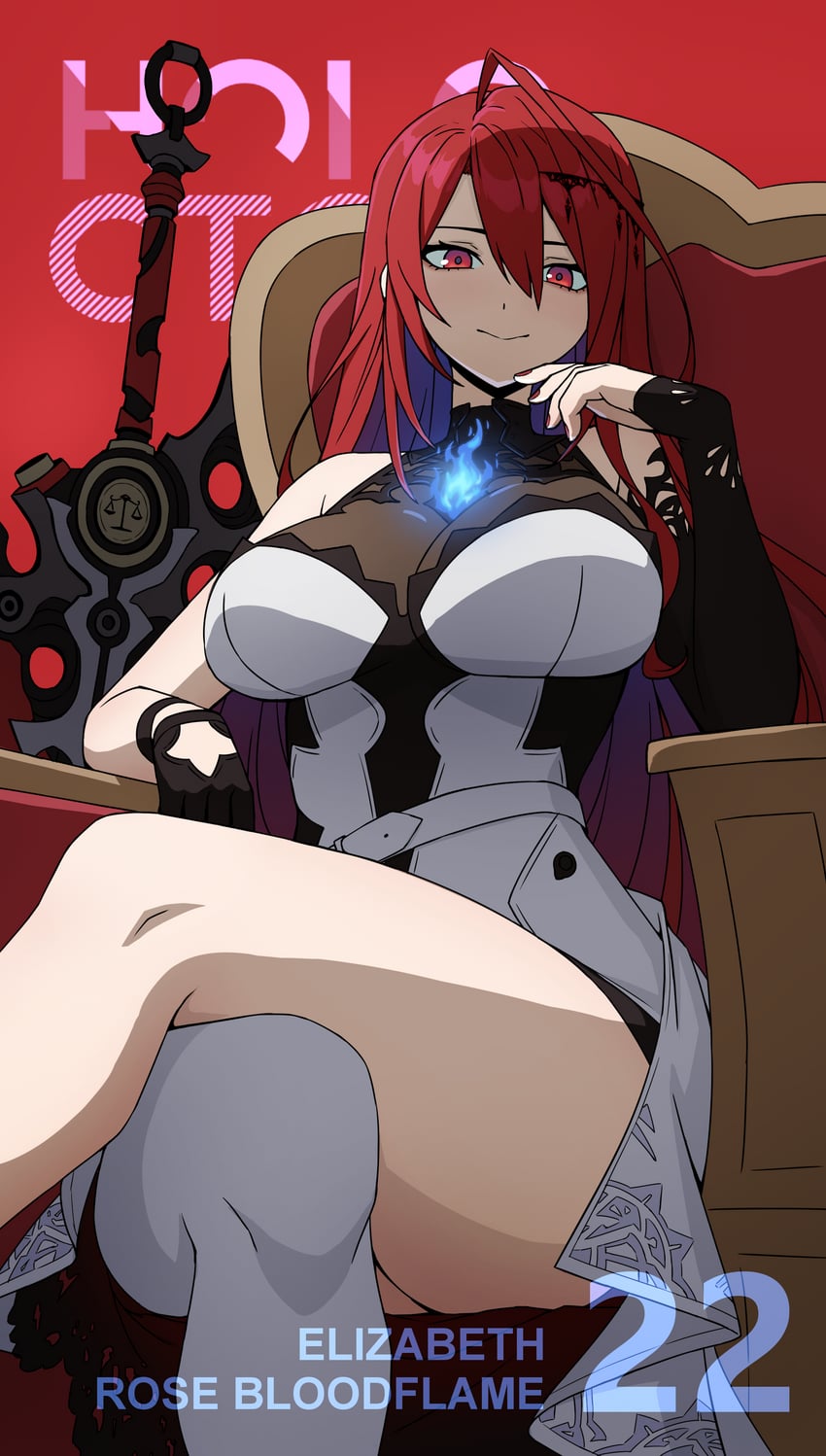 elizabeth rose bloodflame (hololive and 1 more) drawn by daydarion