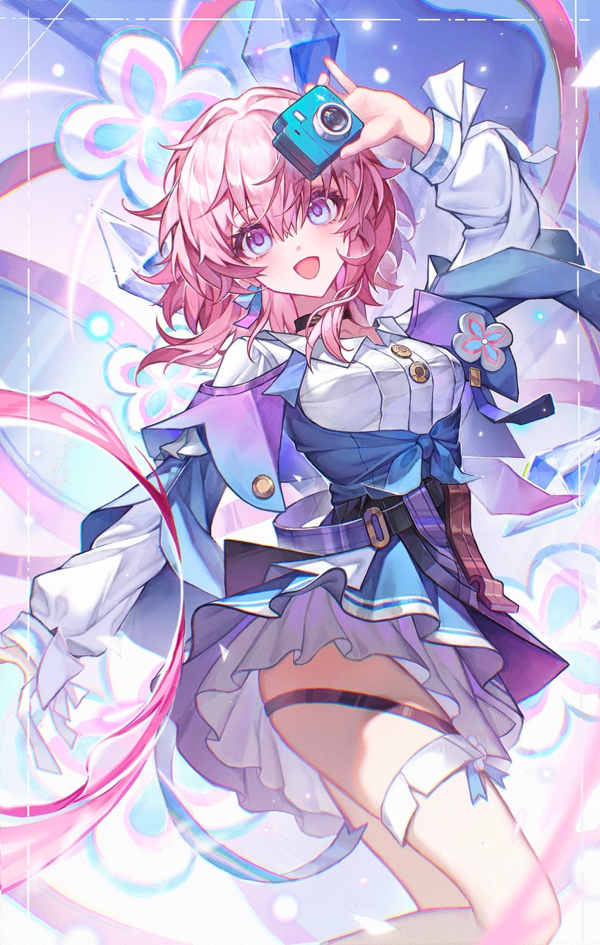 march 7th (honkai and 1 more) drawn by sizuka_(komorilian)