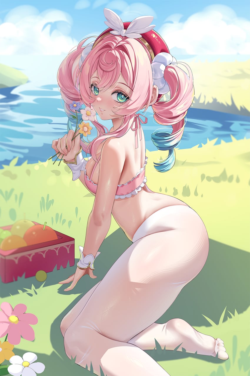 hyacine (honkai and 1 more) drawn by kururu_(qqqqq59508750)