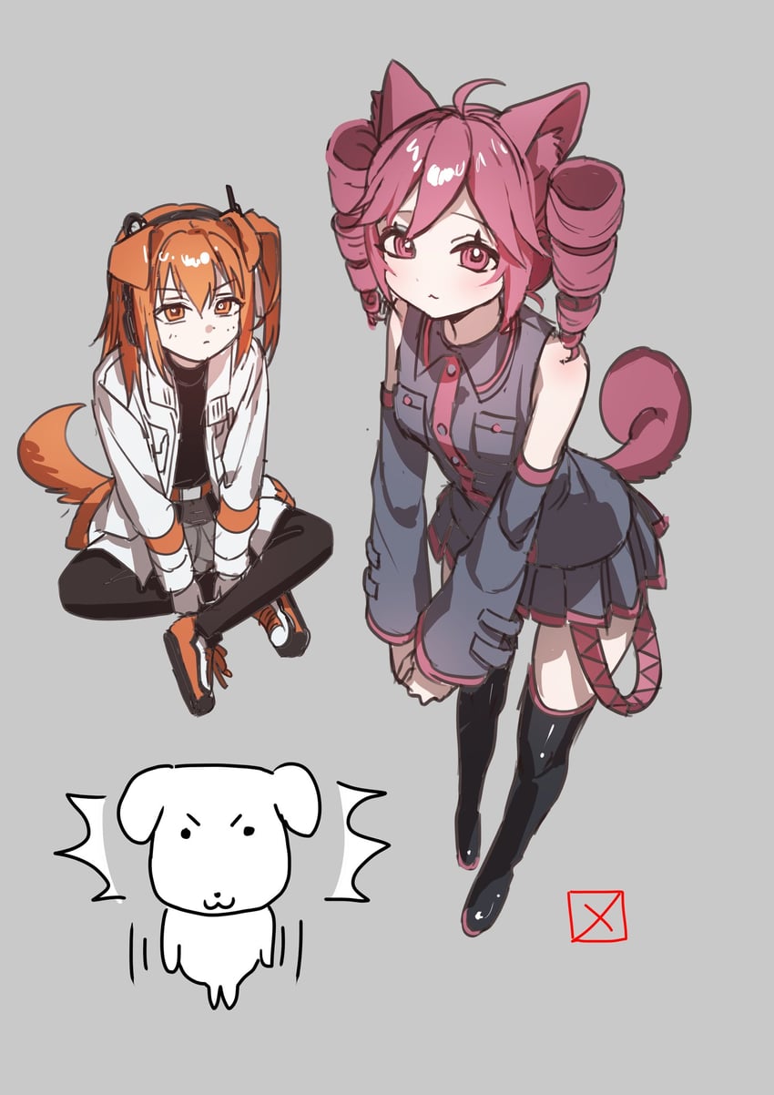 kasane teto and adachi rei (utau and 1 more) drawn by 0x0xm2
