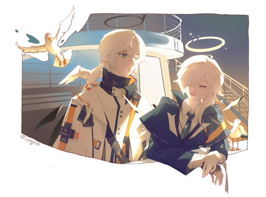 executor and enforcer (arknights) drawn by longinus_(lance-of-longinus)