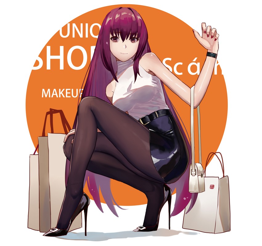 scathach (fate and 1 more) drawn by vic_(vedream)