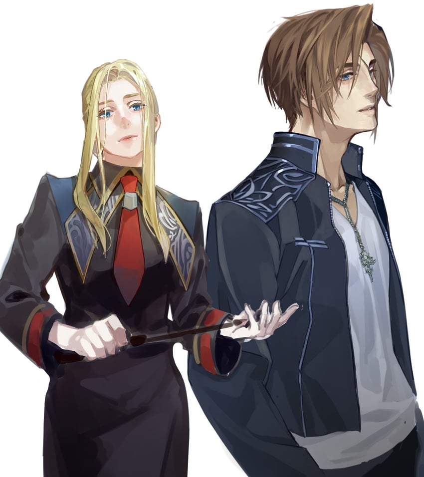 squall leonhart and quistis trepe (final fantasy and 1 more) drawn by nini_tw99