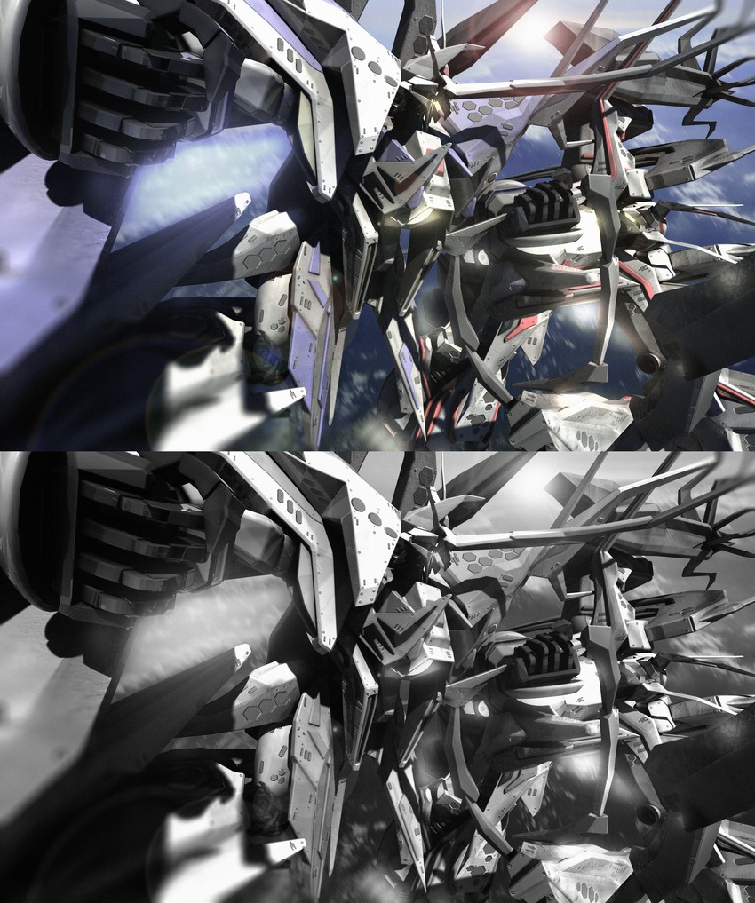 zeorymer and great zeorymer (super robot wars and 2 more) drawn by lys_(hao3191570)