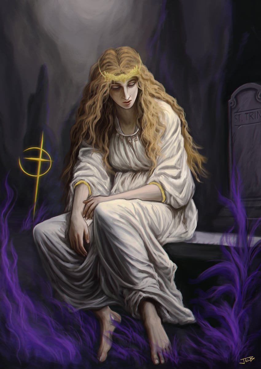 miquella (elden ring and 1 more) drawn by iohannesescobar