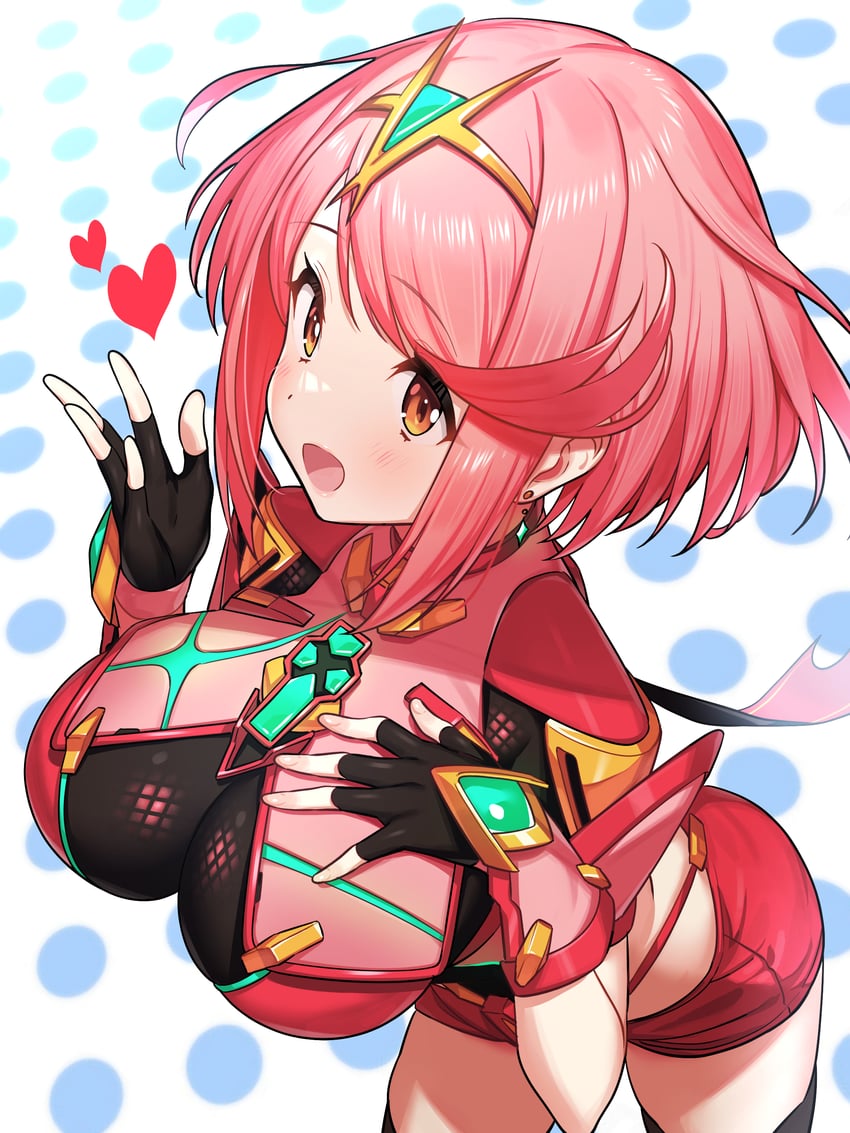 pyra (xenoblade chronicles and 1 more) drawn by green322
