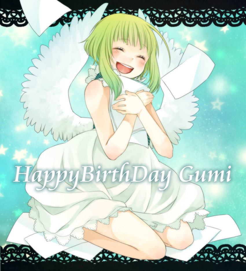 gumi (vocaloid) drawn by nemutagari