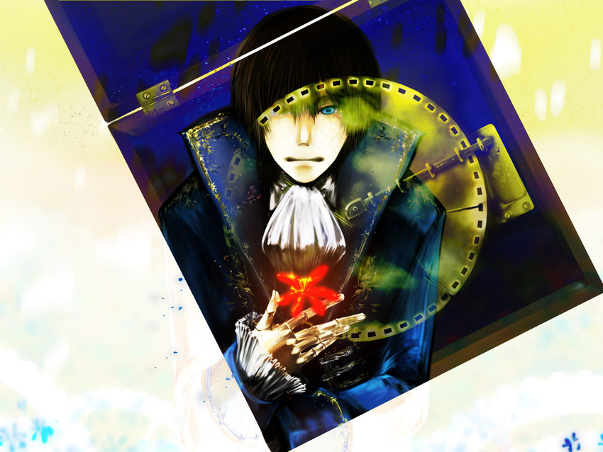 kaito (vocaloid and 1 more) drawn by umu_(um)