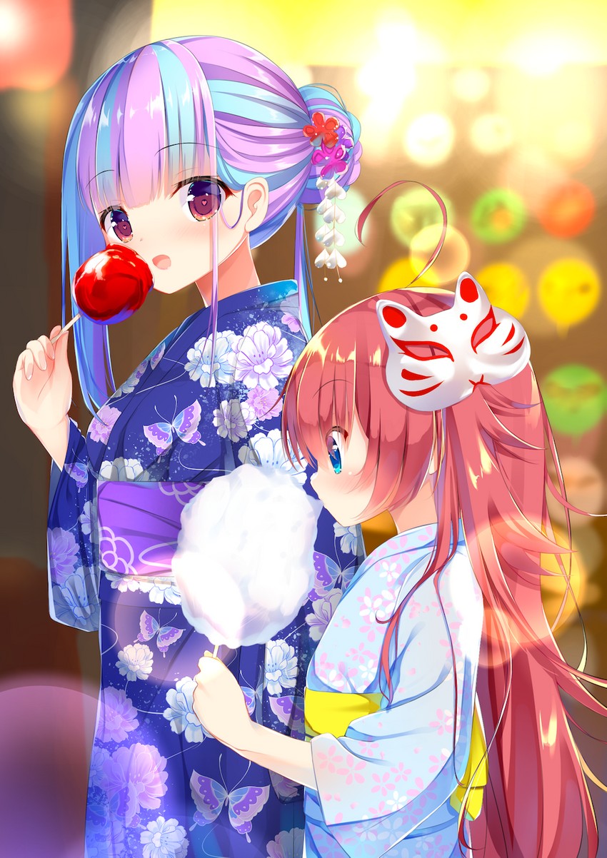 tamade chiyu and nyubara reona (bang dream!) drawn by koh_(user_kpcu7748)