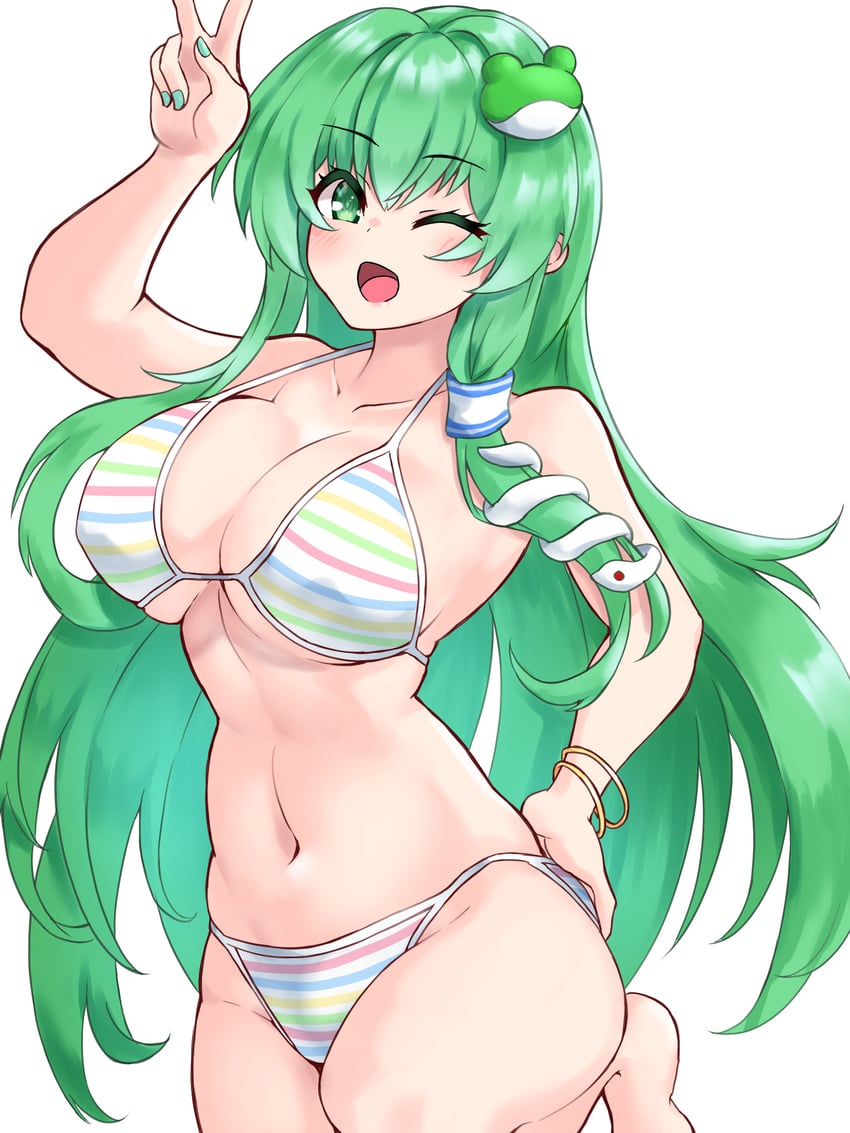 kochiya sanae (touhou) drawn by horounendo