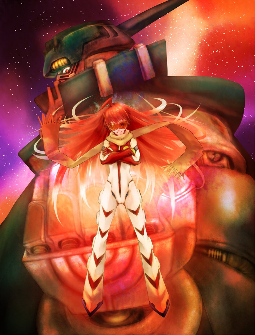 nono, buster machine 7, and dix-neuf (top wo nerae! and 1 more) drawn by jojotaro