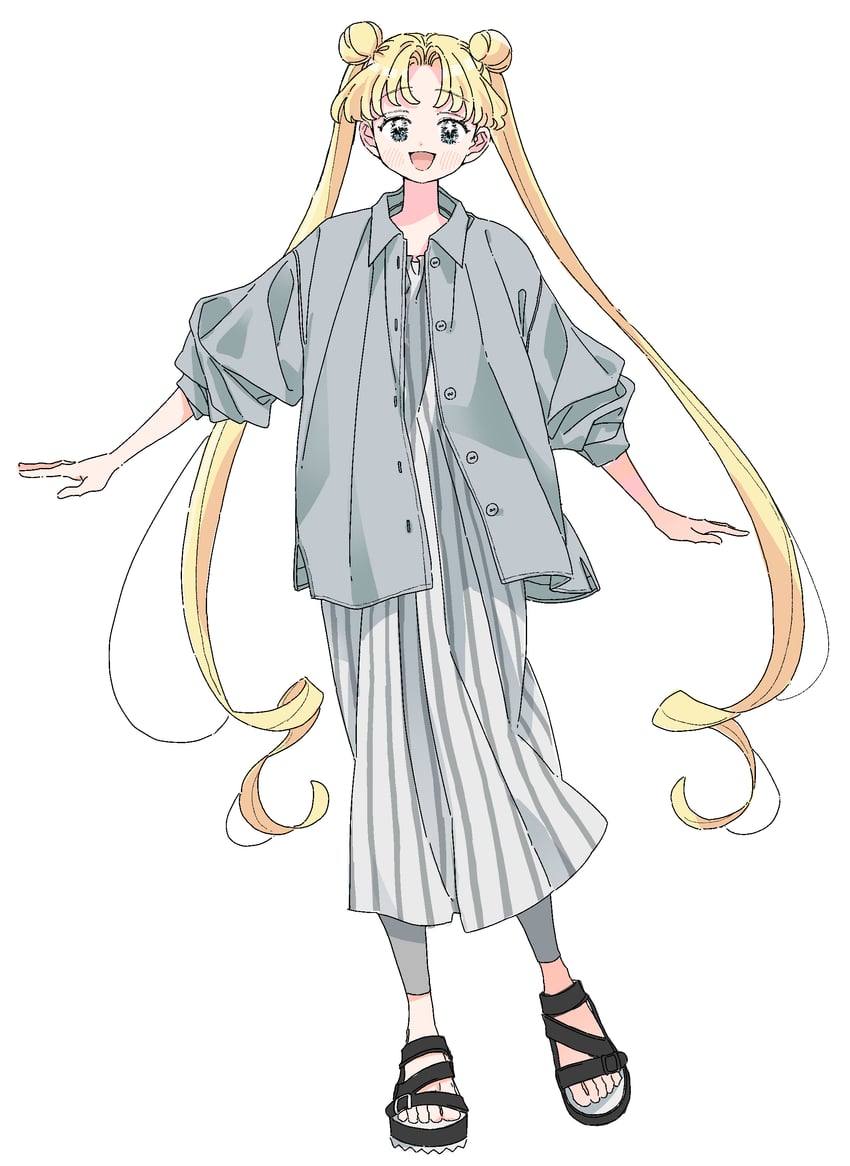 tsukino usagi (bishoujo senshi sailor moon) drawn by neginoaoitokoro