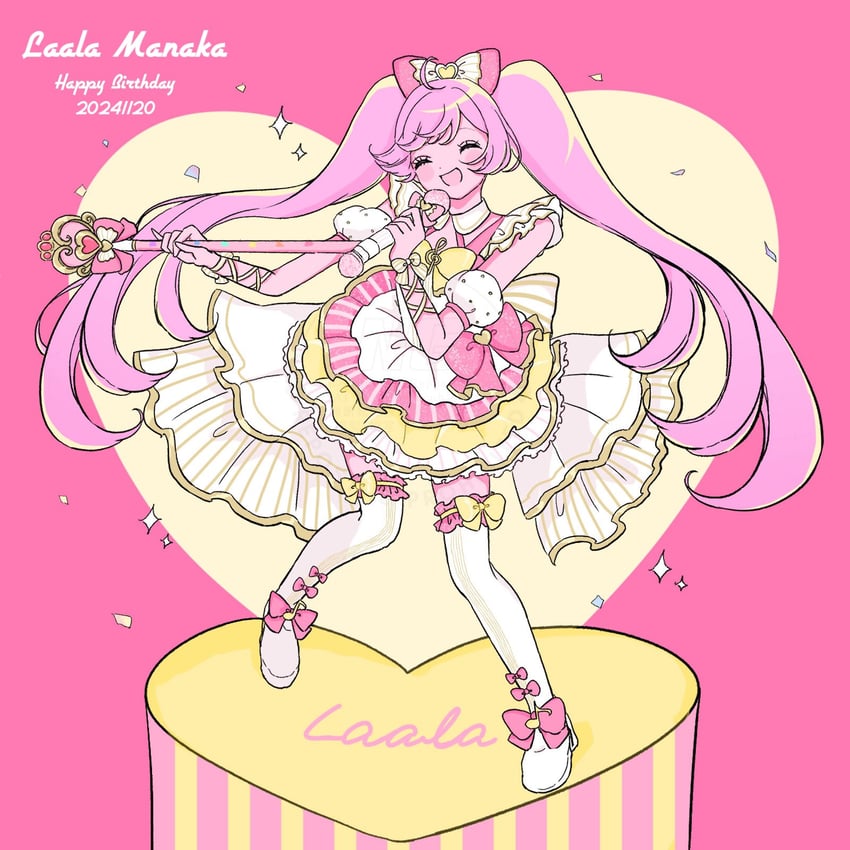 manaka laala (pretty series and 1 more) drawn by pinku_ribon
