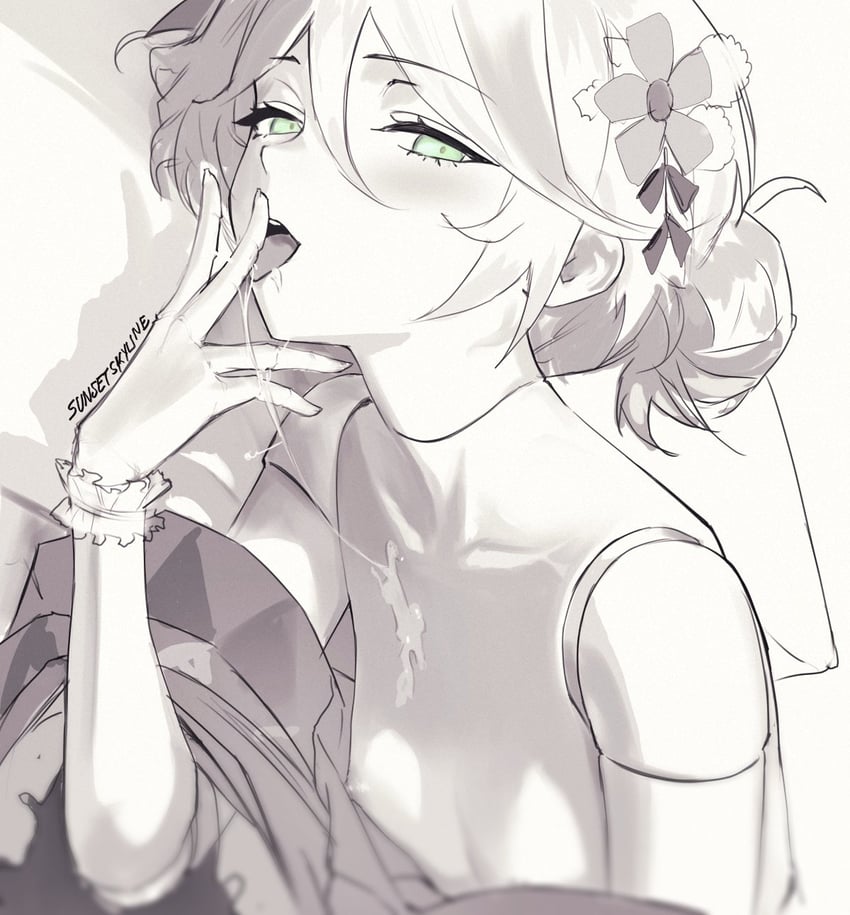 cecilia immergreen (hololive and 1 more) drawn by sunsetskyline