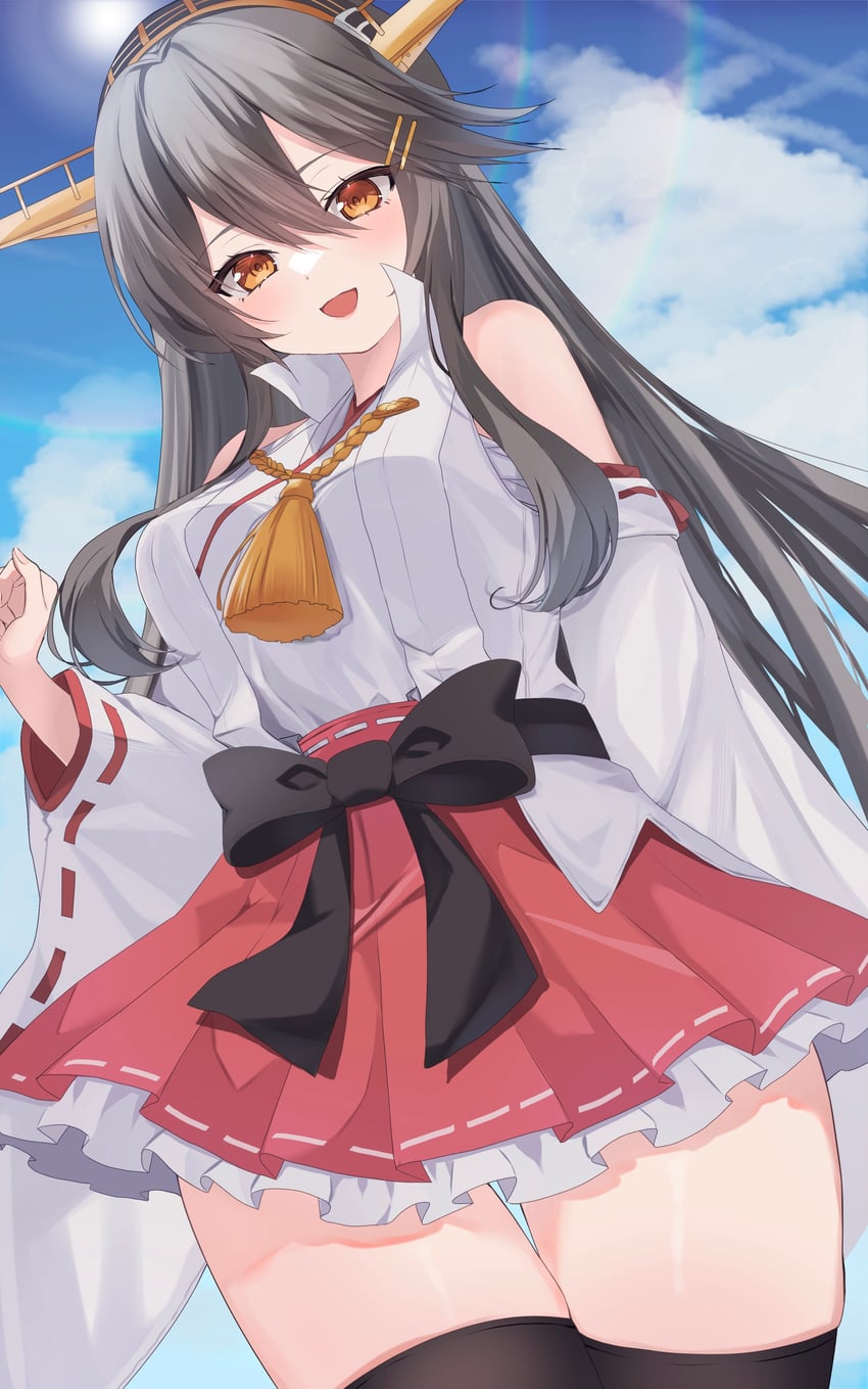 haruna and haruna kai ni (kantai collection) drawn by yoshino_(mfmfpng)