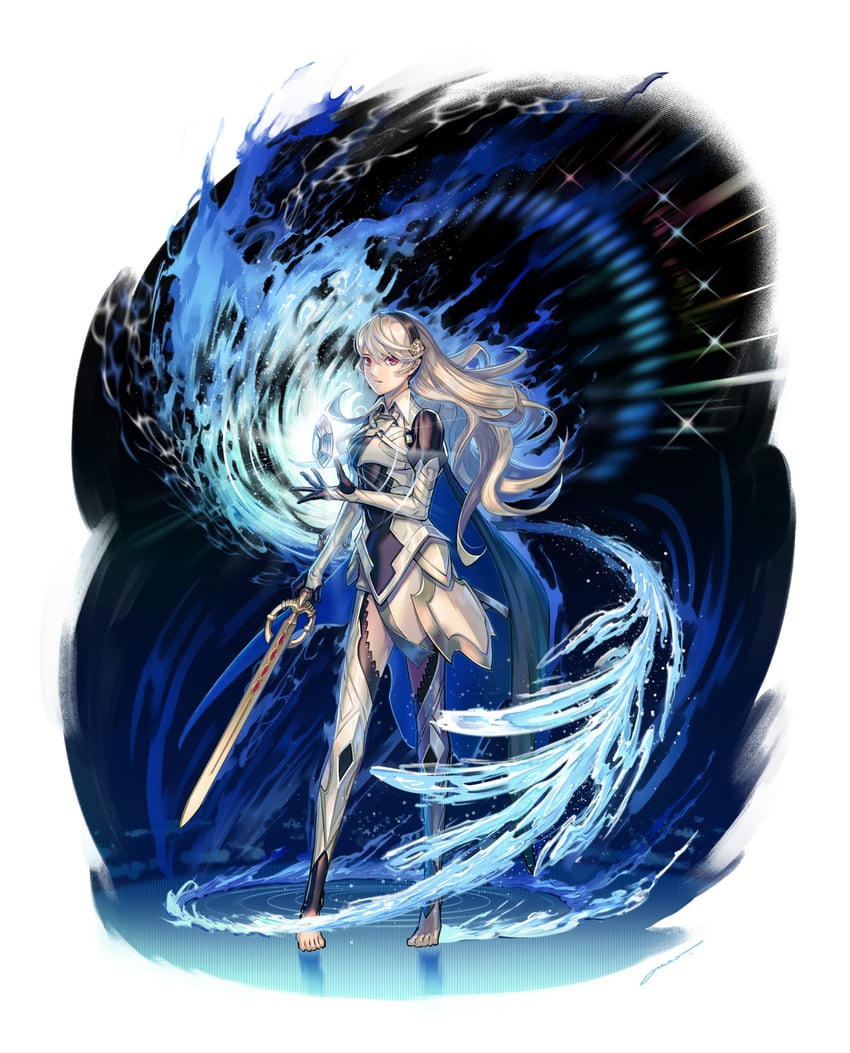 female corrin (fire emblem and 1 more) drawn by amao_miyuki
