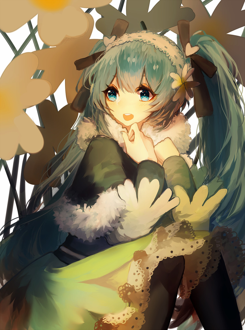 hatsune miku and yuki miku (vocaloid) drawn by prophet_chu