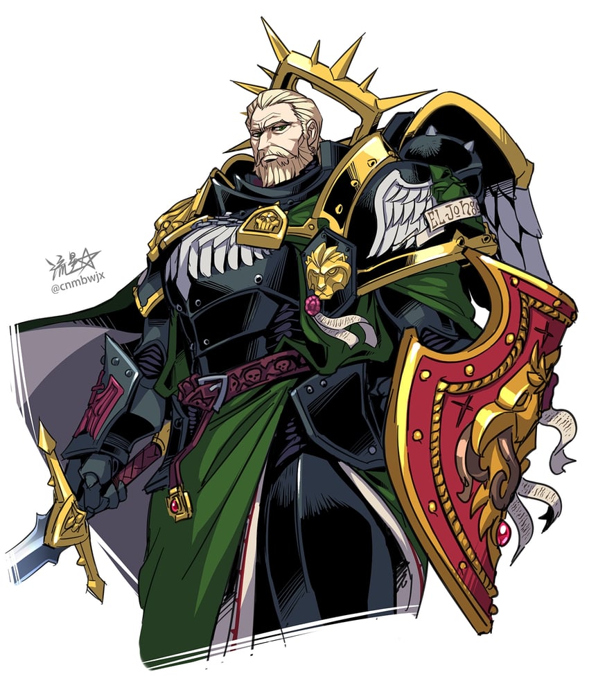 lion el'jonson (warhammer 40k) drawn by ryuusei_(mark_ii)