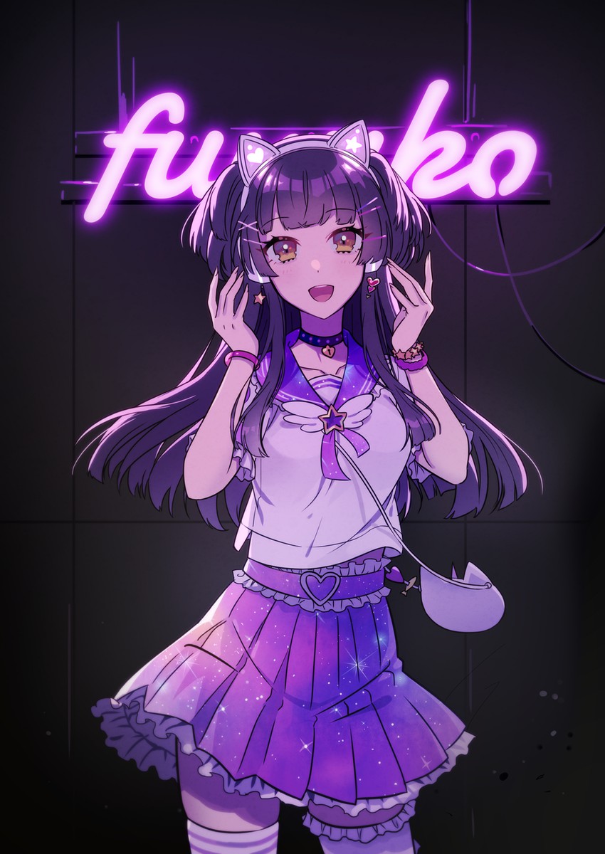 mayuzumi fuyuko (idolmaster and 1 more) drawn by yuura