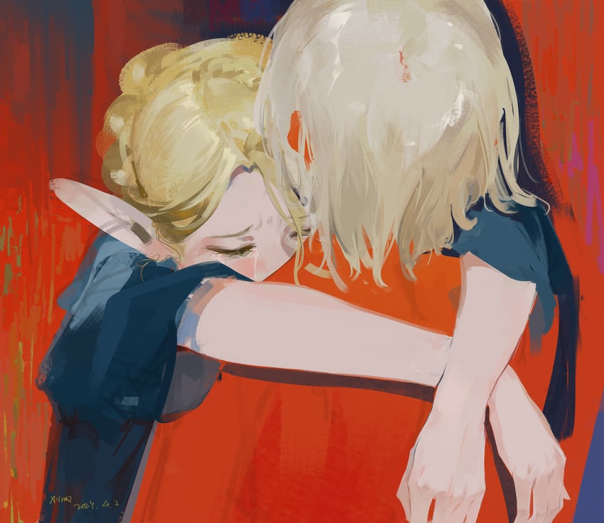 marcille donato and falin touden (dungeon meshi) drawn by xilmo