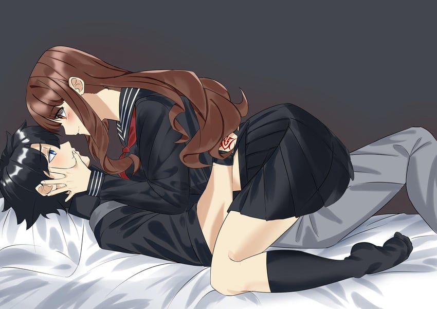 fujimaru ritsuka and kishinami hakuno (fate and 3 more) drawn by hydra_(kuzuryuu9)