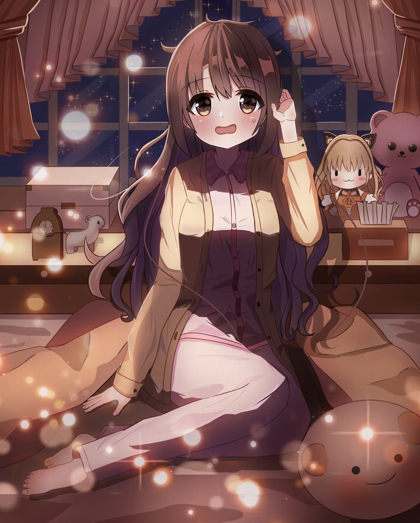 shimamura uzuki and seeu (idolmaster and 2 more) drawn by dayoon_(htrc7254)