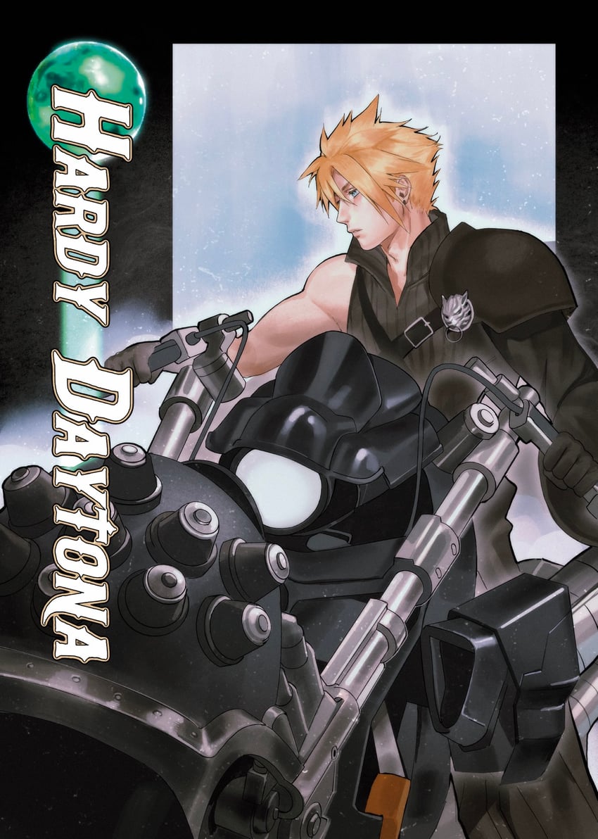 cloud strife (final fantasy and 2 more) drawn by ksooupart