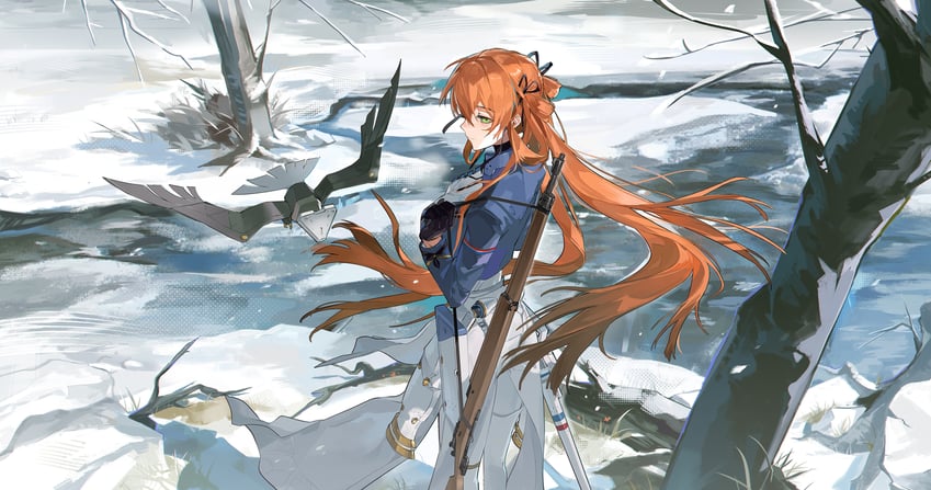 springfield and taryz (girls' frontline and 1 more) drawn by meng_ziya