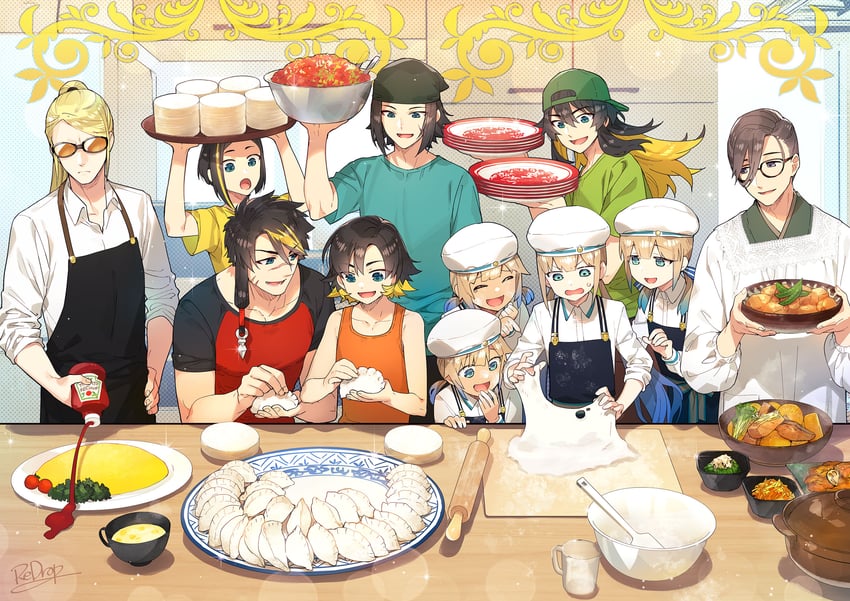 tezcatlipoca, nemo, captain nemo, yamanami keisuke, marine nemo, and 6 more (fate and 1 more) drawn by redrop
