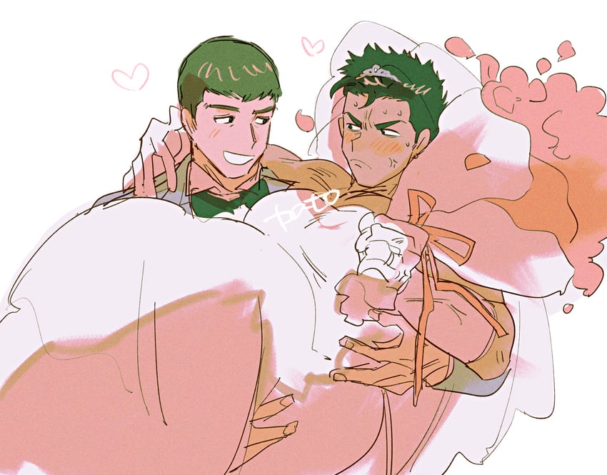 ao isami and ryuji satake (yuuki bakuhatsu bang bravern) drawn by ice_nomu