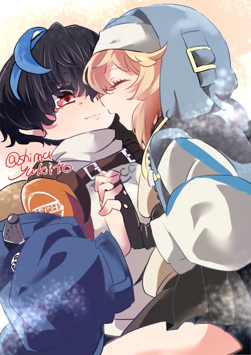 bridget and unika (guilty gear and 2 more) drawn by shima_yukito