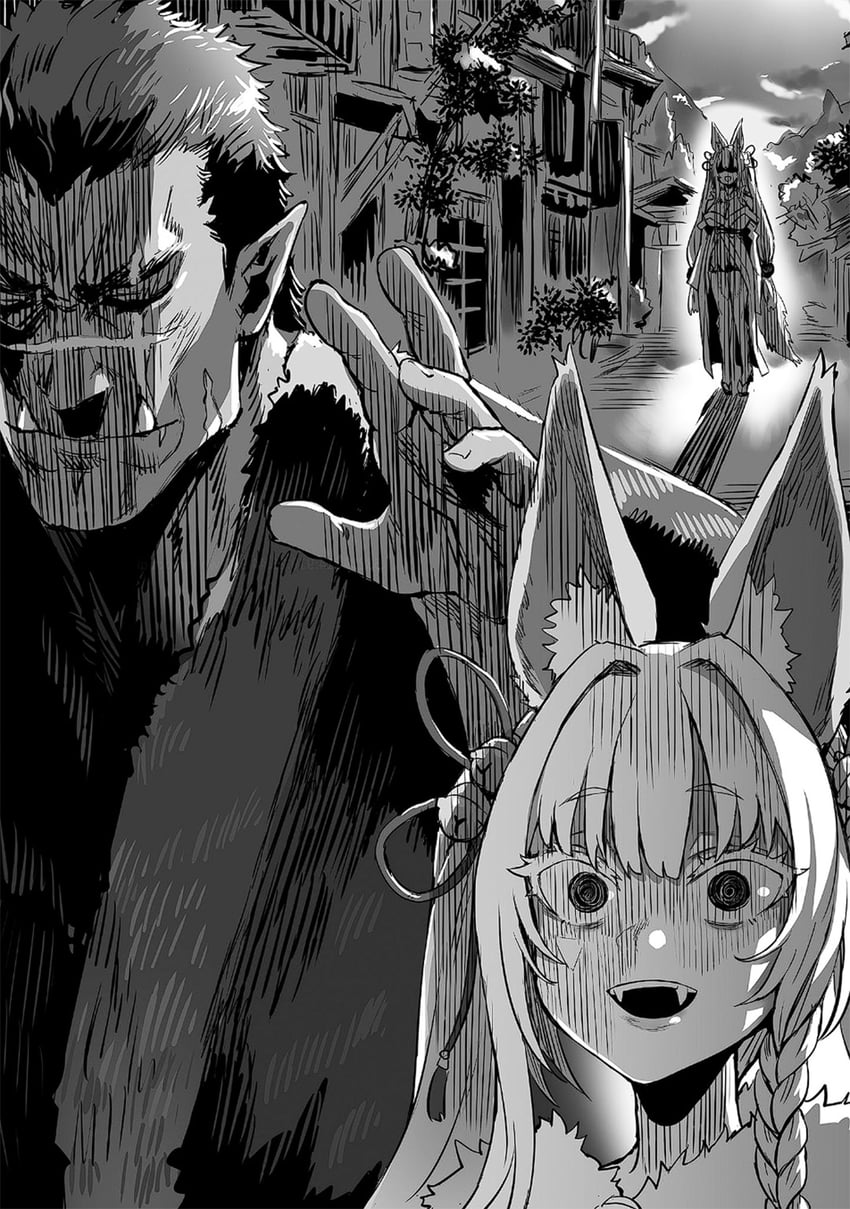 bash and silviana rivergold (orc eiyuu monogatari) drawn by asanagi