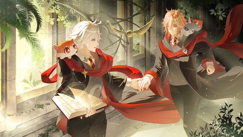 phainon and mydei (honkai and 3 more) drawn by yyyyy2016