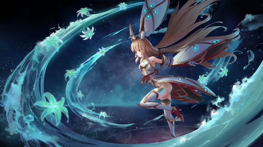 nia (xenoblade chronicles and 1 more) drawn by ren2211