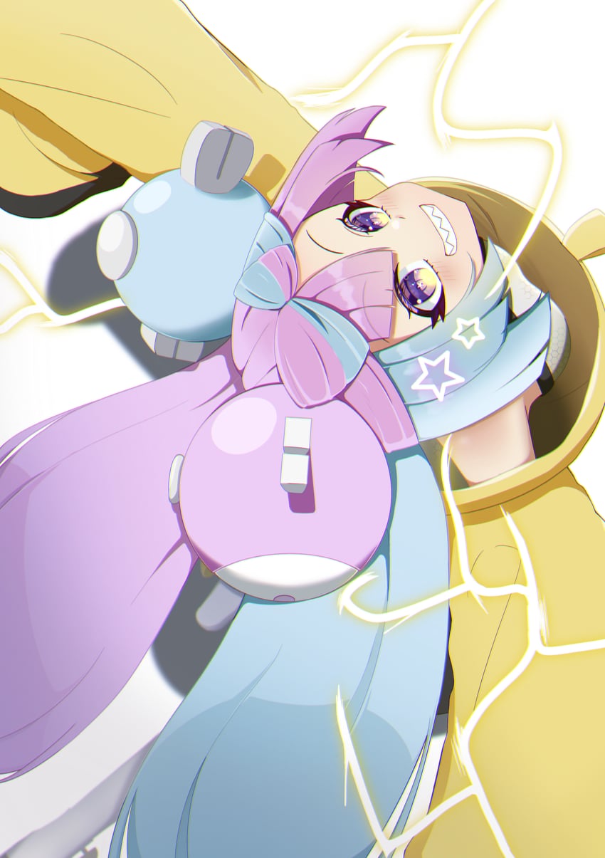 iono and magnemite (pokemon and 1 more) drawn by cheribon