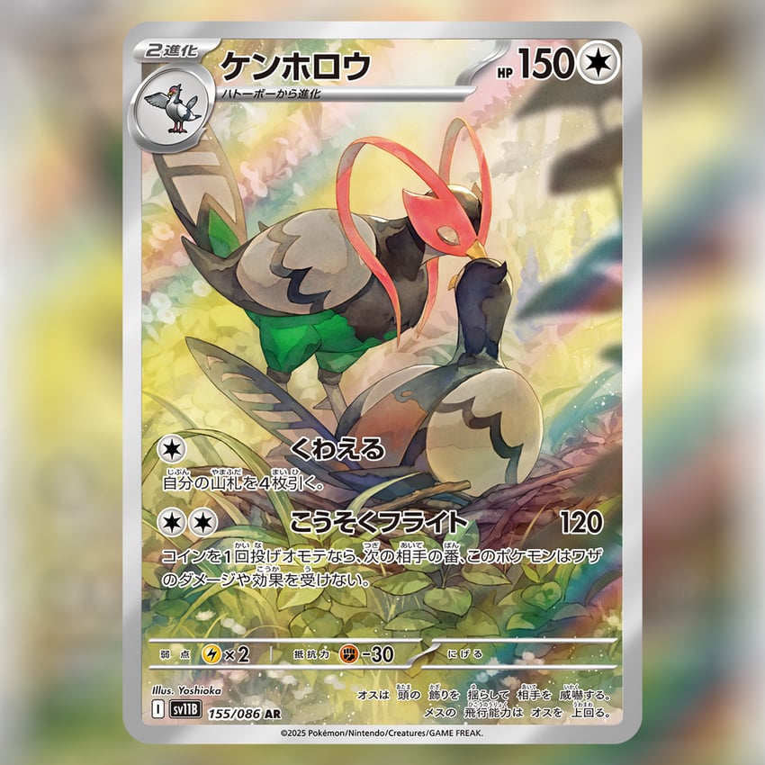 unfezant and tranquill (pokemon and 1 more) drawn by yoshioka_(haco)