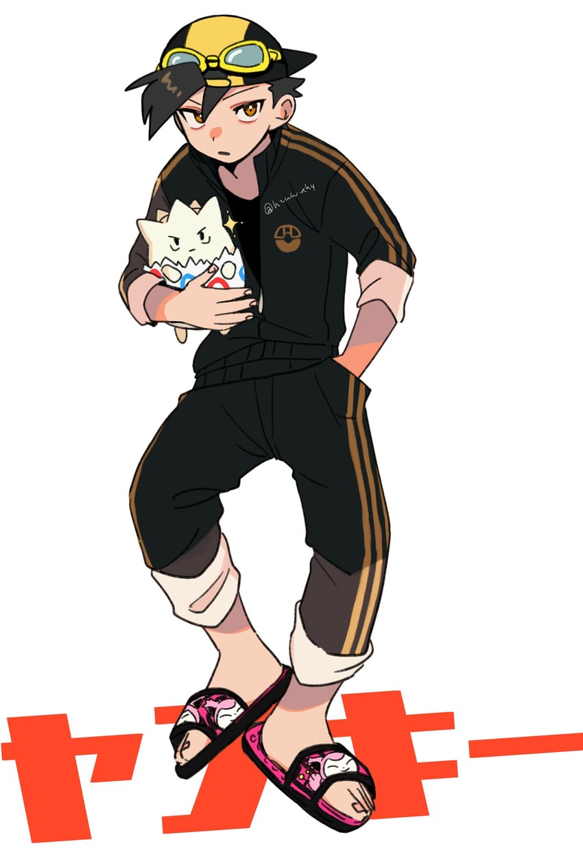ethan, togepi, and skitty (pokemon and 1 more) drawn by momotose_(hzuu_xh4)